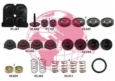 Ремкомплект воздушных крана BEYFREN 60.1312