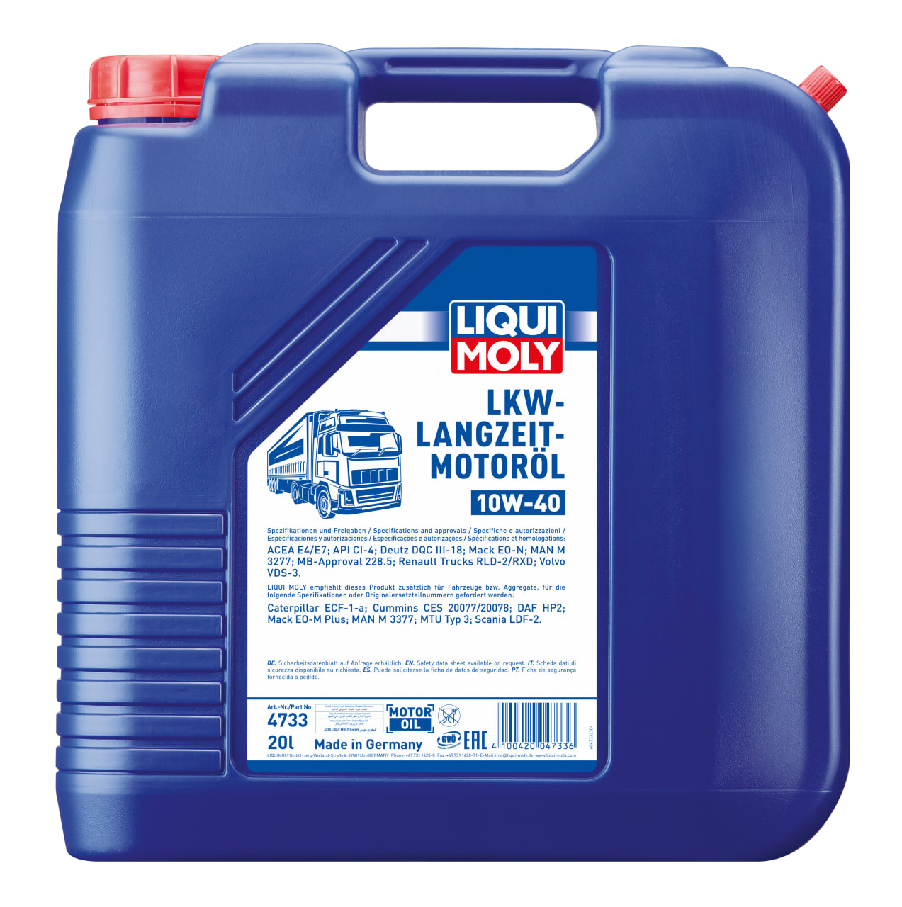 Mоторное масло LIQUI MOLY 10W-40 4733