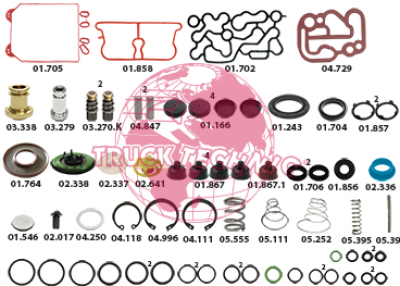 Ремкомплект воздушных крана BEYFREN 60.2008.1