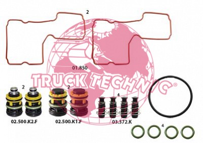 Ремкомплект воздушных крана BEYFREN 60.8016