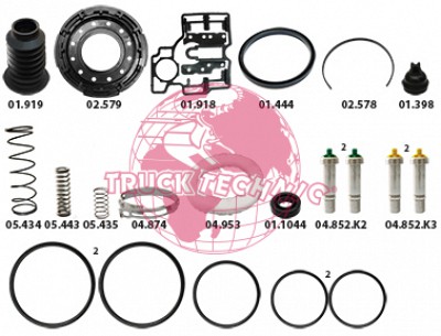Ремкомплект воздушных крана BEYFREN 50.5006