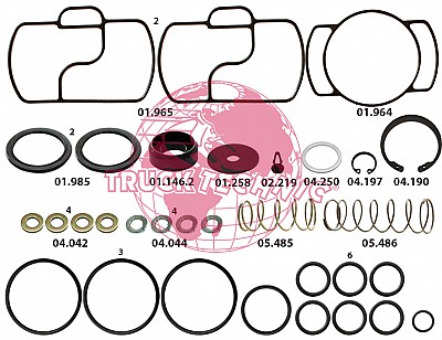 Ремкомплект воздушных крана BEYFREN 50.1501.1