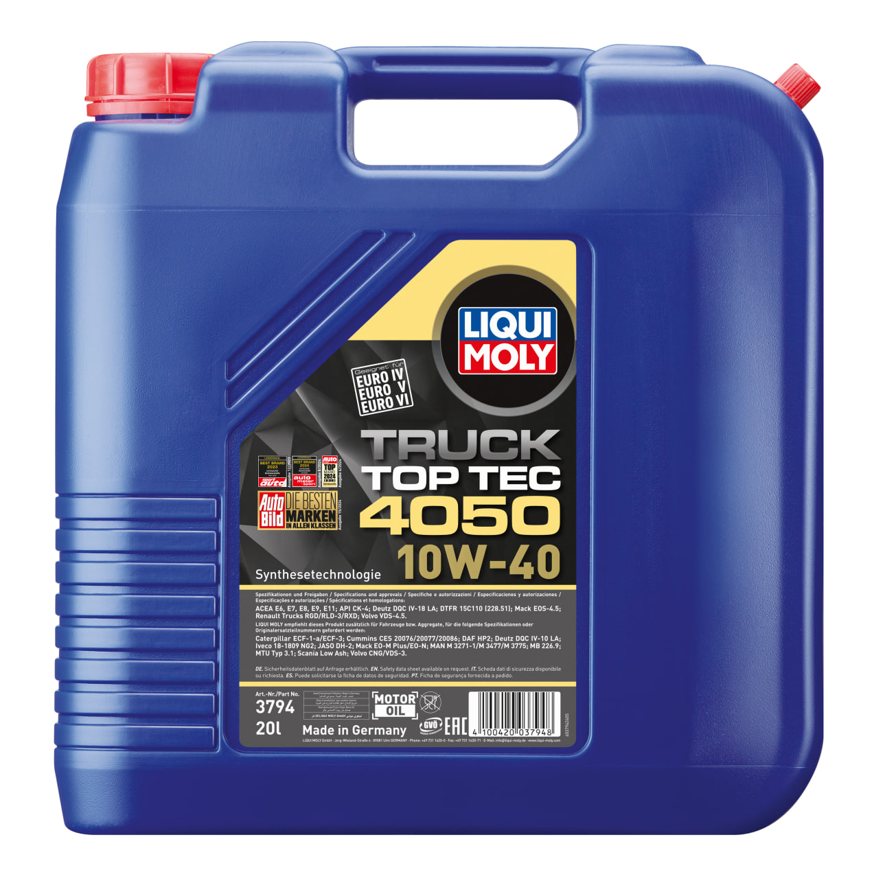Mоторное масло LIQUI MOLY 10W-40 4050