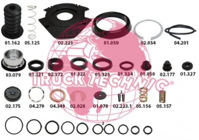 Ремкомплект воздушных крана BEYFREN 60.5011