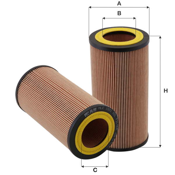 Масляный фильтр DAF XF105 FIL FILTER MLE1501