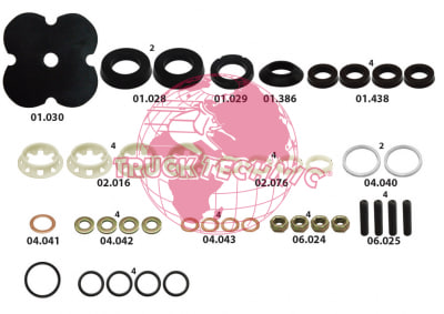 Ремкомплект воздушных крана BEYFREN 50.1301