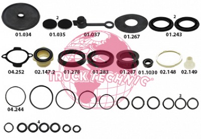 Ремкомплект воздушных крана BEYFREN 60.1211